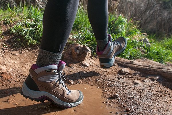 Hiker in La Sportiva boots