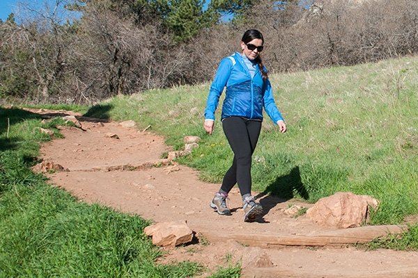 Hiker in La Sportiva boots
