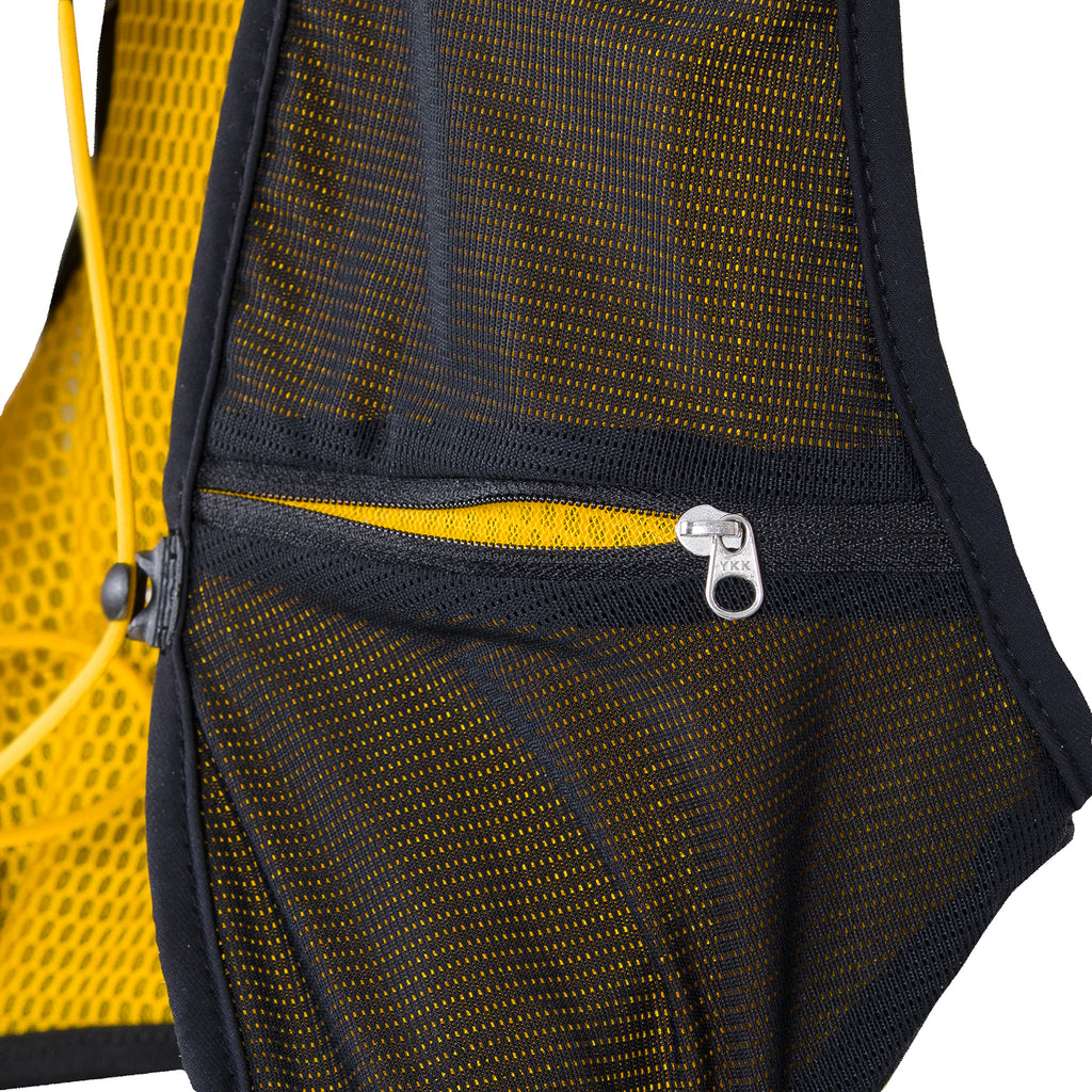 Gilet de course Noir/Jaune Alt View #6
