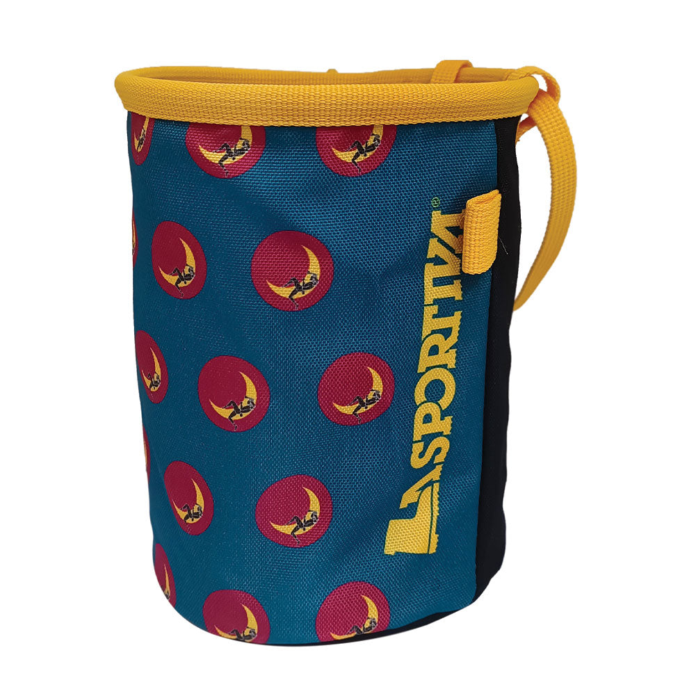 Climbing On The Moon Chalk Bag Turchese/Giallo
