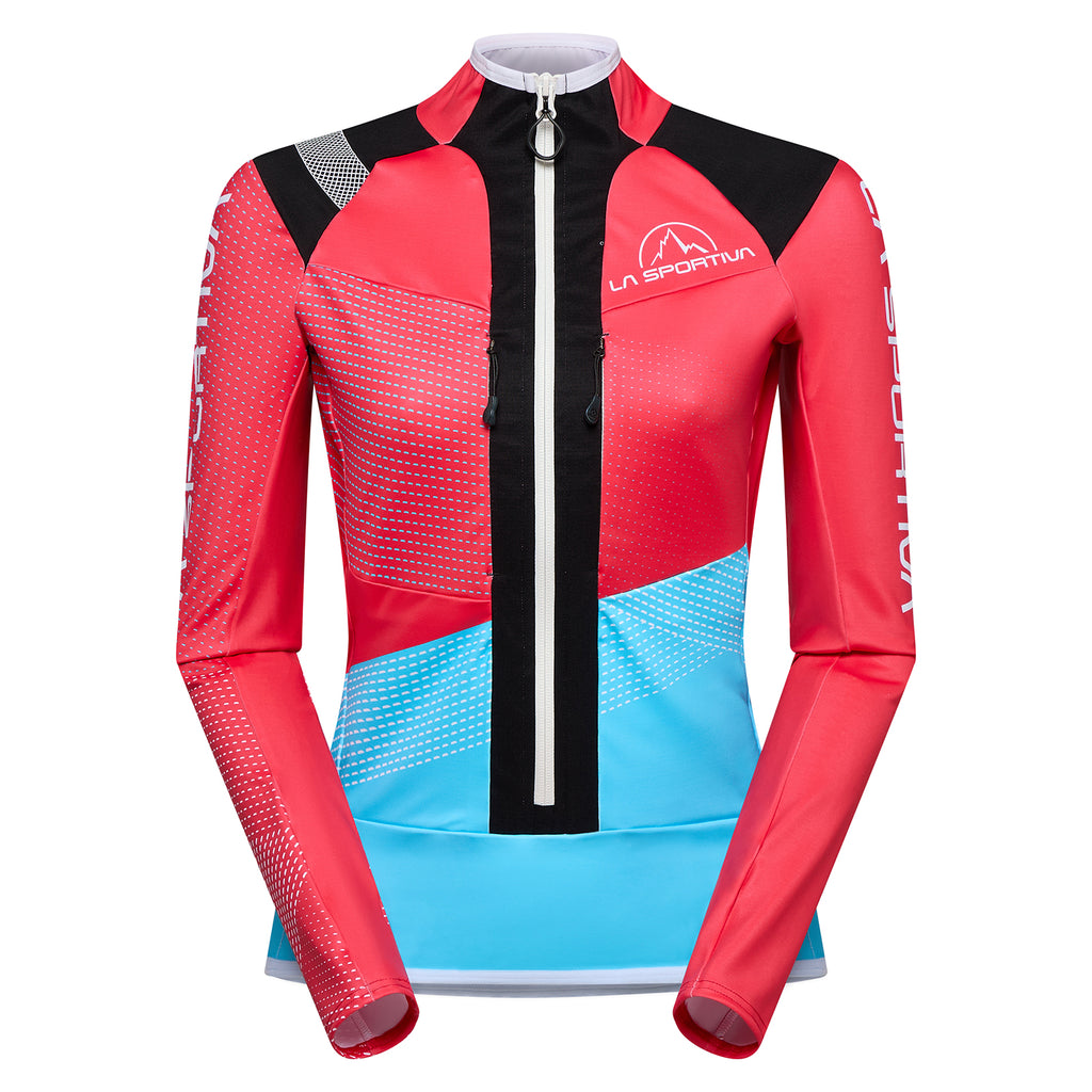 Stratos VI Racing Jacket Women's Hibiscus/Malibu Blue Alt View #3
