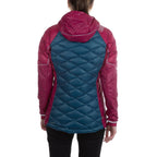 Aiguille Down Jacket Women's Storm Blue/Red Plum Alt View #2
