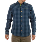 Chemise à manches longues Andes pour homme Storm Blue/Lime Punch Alt View #1