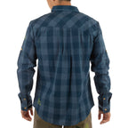 Chemise à manches longues Andes pour homme Storm Blue/Lime Punch Alt View #2