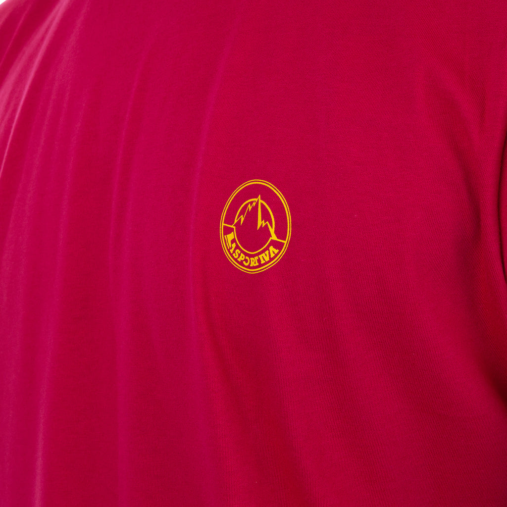 Climbing On The Moon T-Shirt Men's (2025) Fucsia/Giallo Alt View #3

