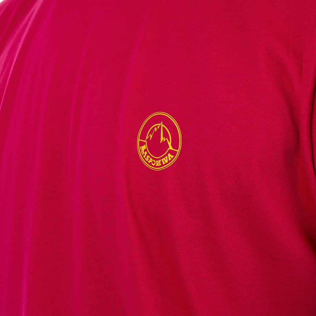 Climbing On The Moon T-Shirt Men's (2025) Fucsia/Giallo Alt View #7
