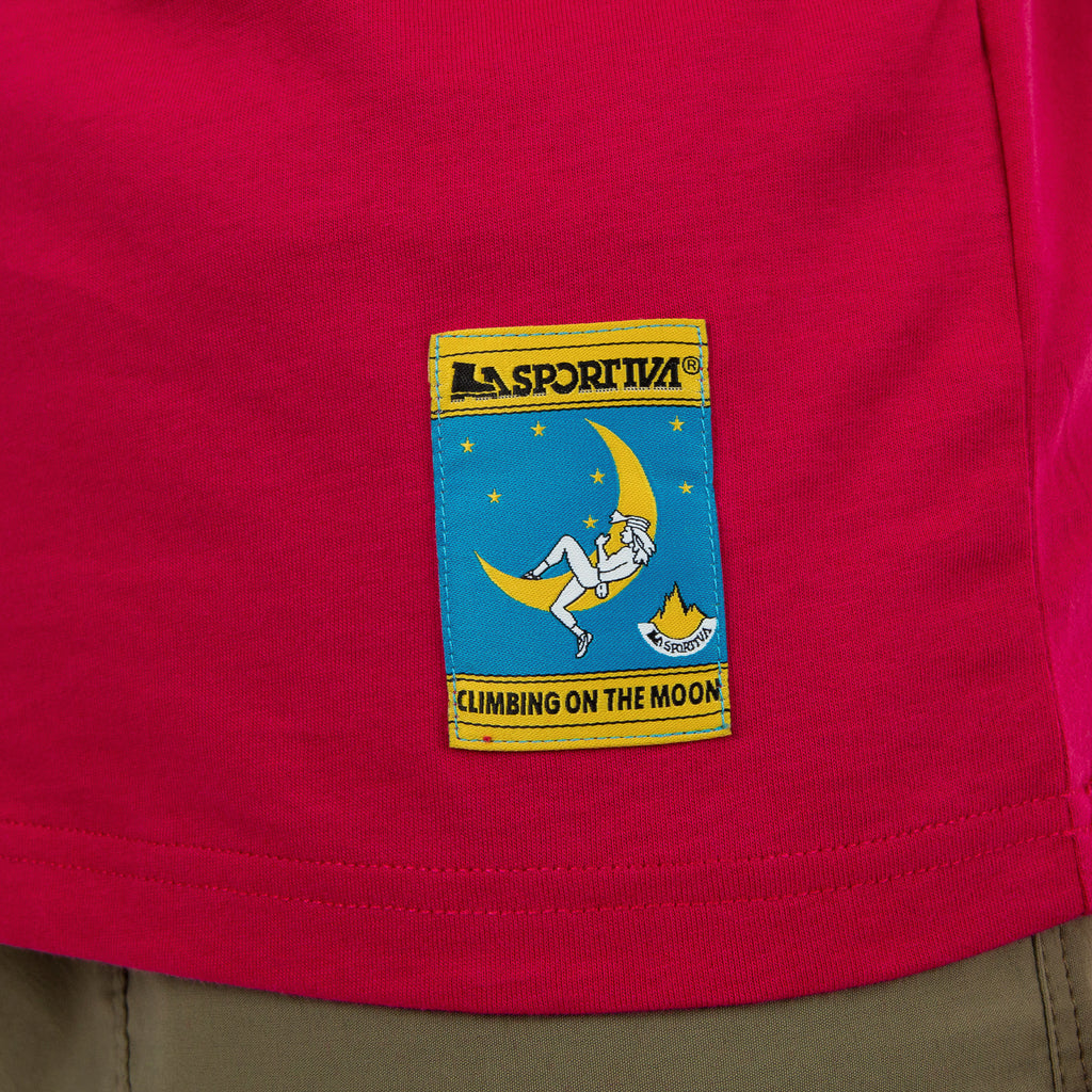 Climbing On The Moon T-Shirt Men's (2025) Fucsia/Giallo Alt View #8
