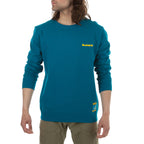 Climbing On The Moon Sweatshirt Men's (2025) Turchese/Giallo Alt View #3