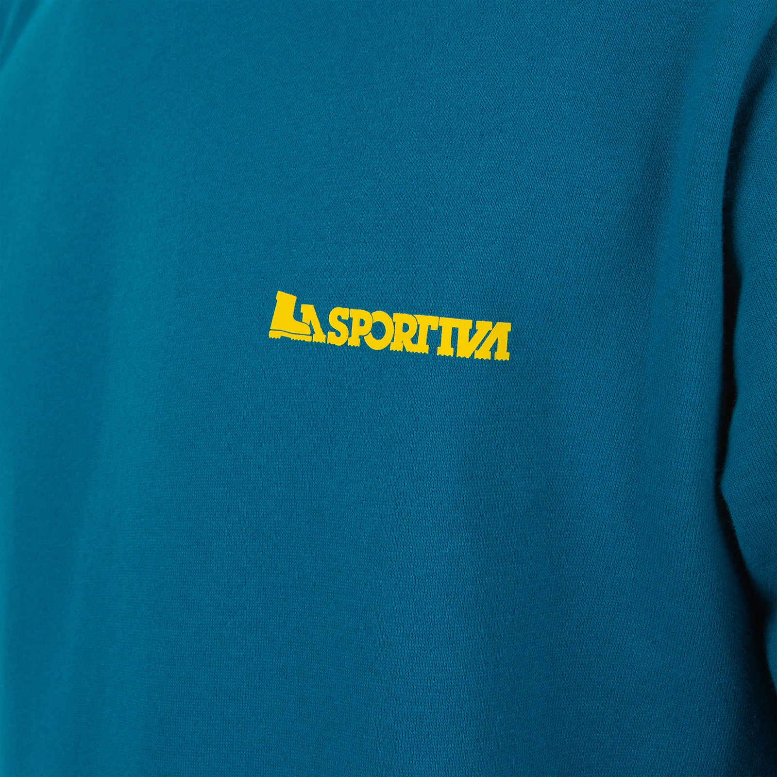 Climbing On The Moon Sweatshirt Men's (2025) Turchese/Giallo Alt View #4

