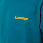 Climbing On The Moon Sweatshirt Men's (2025) Turchese/Giallo Alt View #8