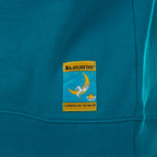 Climbing On The Moon Sweatshirt Men's (2025) Turchese/Giallo Alt View #9