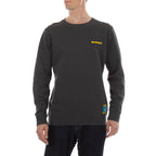 Climbing On The Moon Sweatshirt Men's (2025) Carbon/Giallo Alt View #1