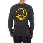 Climbing On The Moon Sweatshirt Men's (2025) Carbon/Giallo Alt View #2