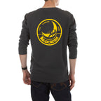 Climbing On The Moon Sweatshirt Men's (2025) Carbon/Giallo Alt View #4