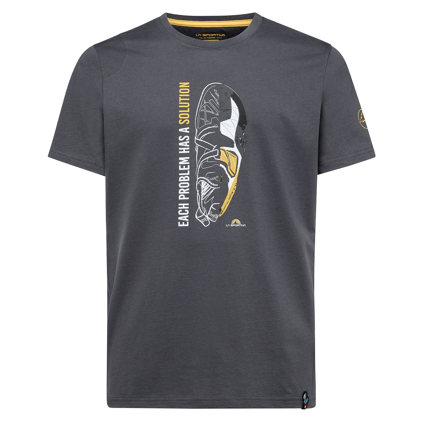 Solution T-shirt Homme (2025) Carbon/Yellow Alt View #3
