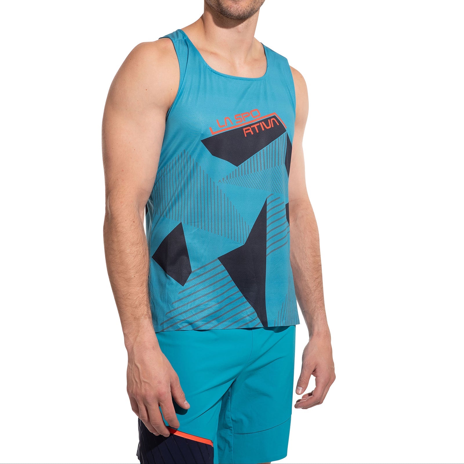 Comp Tank Men's Tropic Blue/Deep Sea