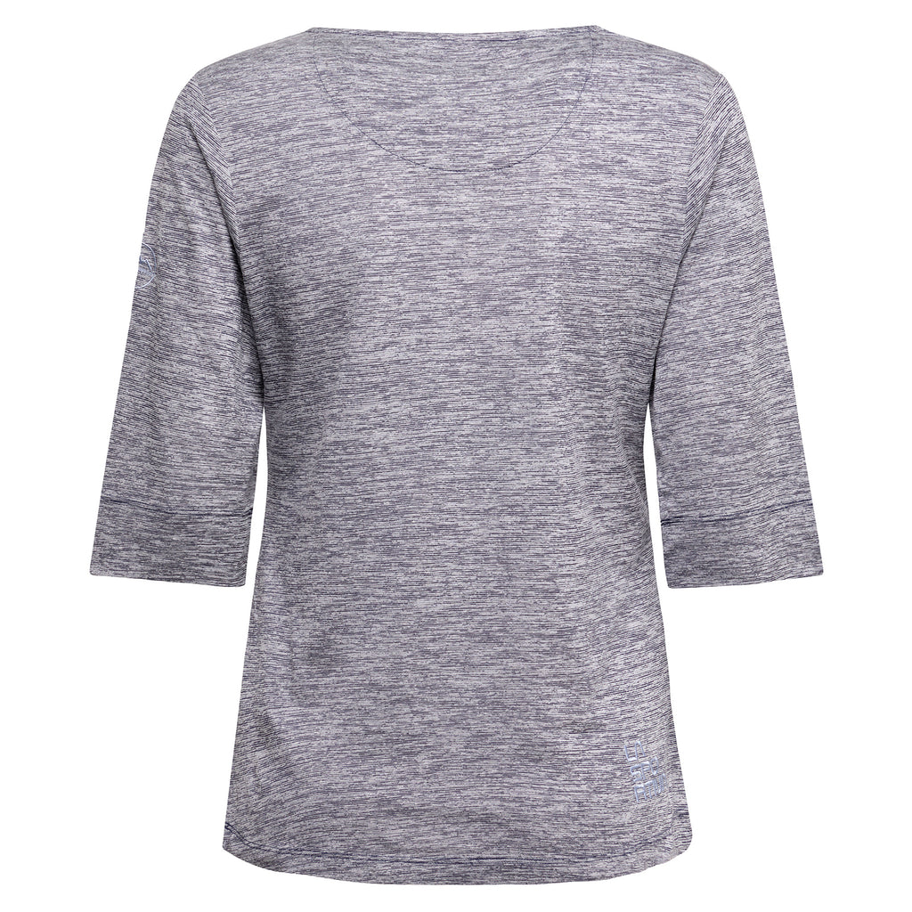T-shirt à fleurs sauvages pour femmes Deep Sea Alt View #4
