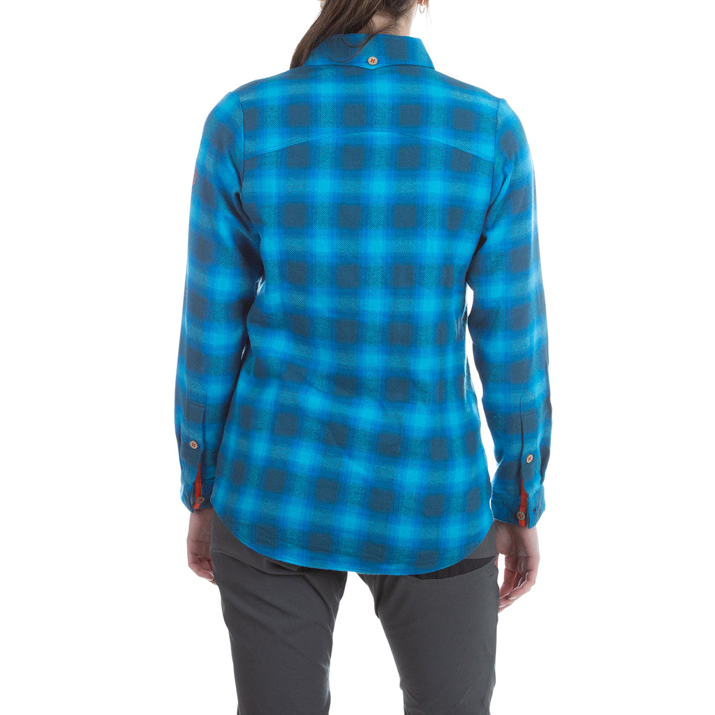 Chemise à carreaux Rambler pour femme (2024) Storm Blue/Cherry Tomato Alt View #2
