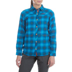 Chemise à carreaux Rambler pour femme (2024) Storm Blue/Cherry Tomato Alt View #3