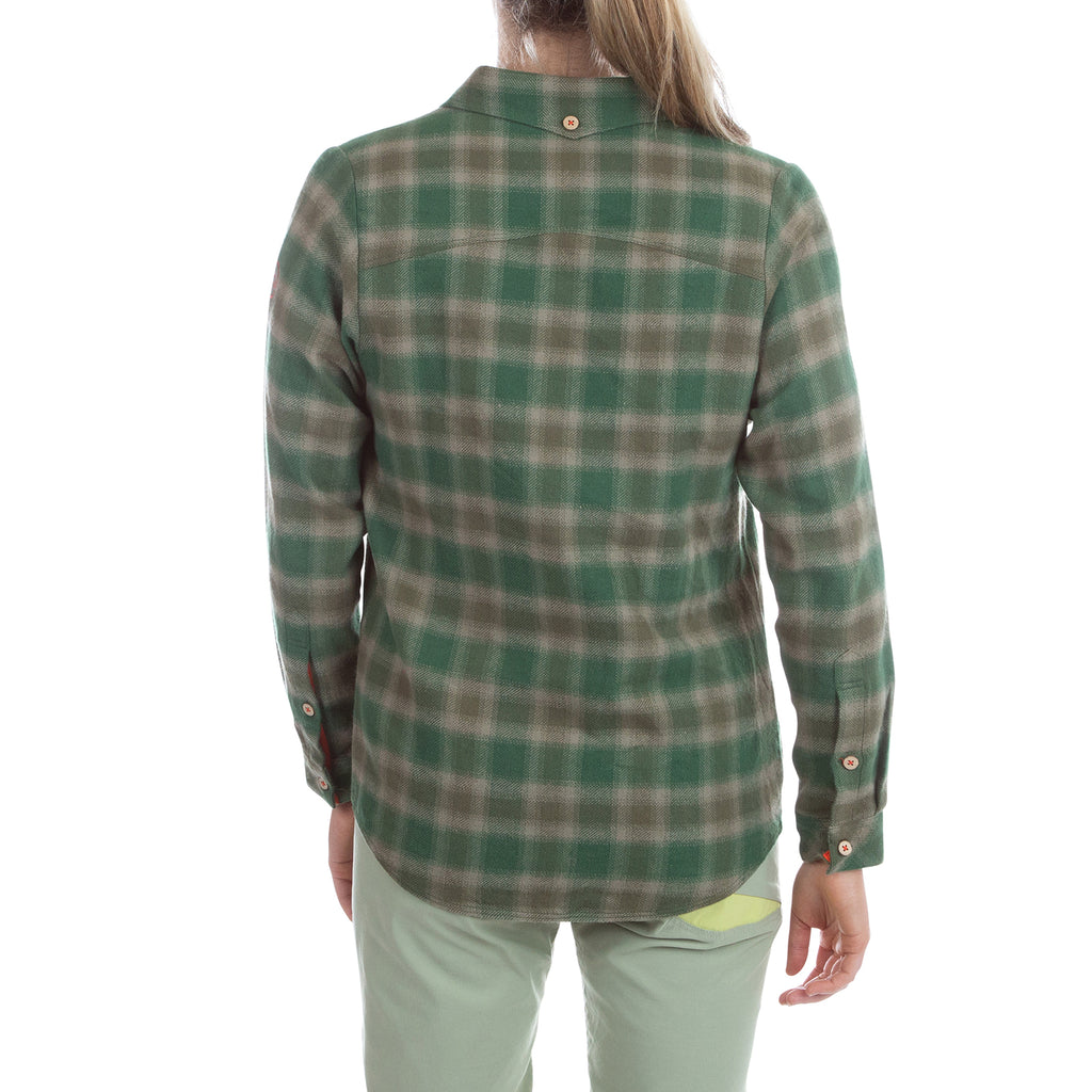 Chemise à carreaux Rambler pour femme (2024) Forest/Cherry Tomato Alt View #2
