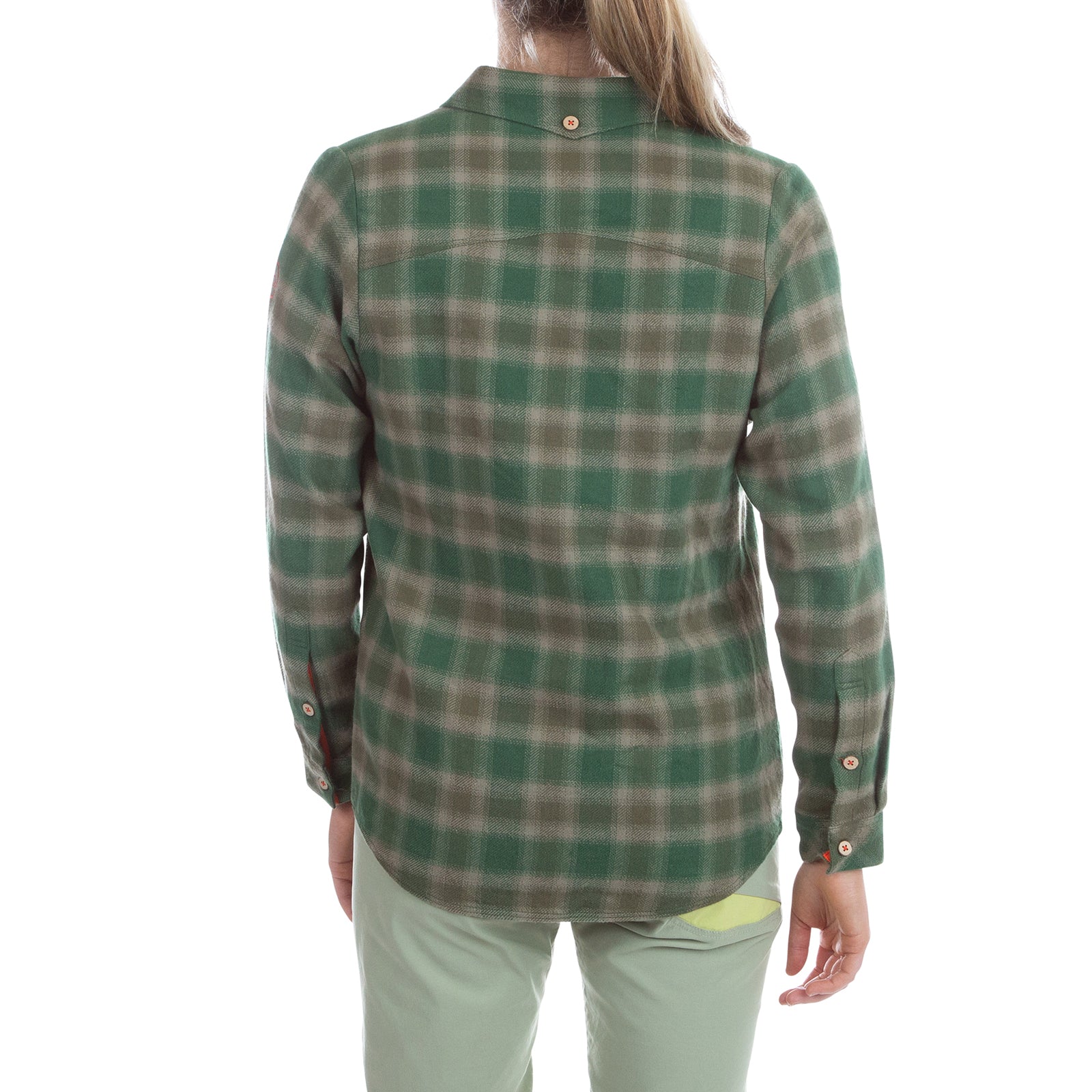 Chemise à carreaux Rambler pour femme (2024) Forest/Cherry Tomato Alt View #2
