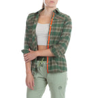 Chemise à carreaux Rambler pour femme (2024) Forest/Cherry Tomato Alt View #4