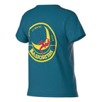 T-shirt d'escalade femme "Sur la lune" (2025) Turquese/Giallo Alt View #5