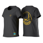 T-shirt d'escalade femme "Sur la lune" (2025) Carbone/Giallo Alt View #5