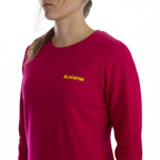 Sweat-shirt Femme "Escalade sur la Lune" (2025) Fucsia/Giallo Alt View #6