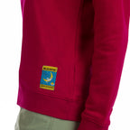 Sweat-shirt Femme "Escalade sur la Lune" (2025) Fucsia/Giallo Alt View #8