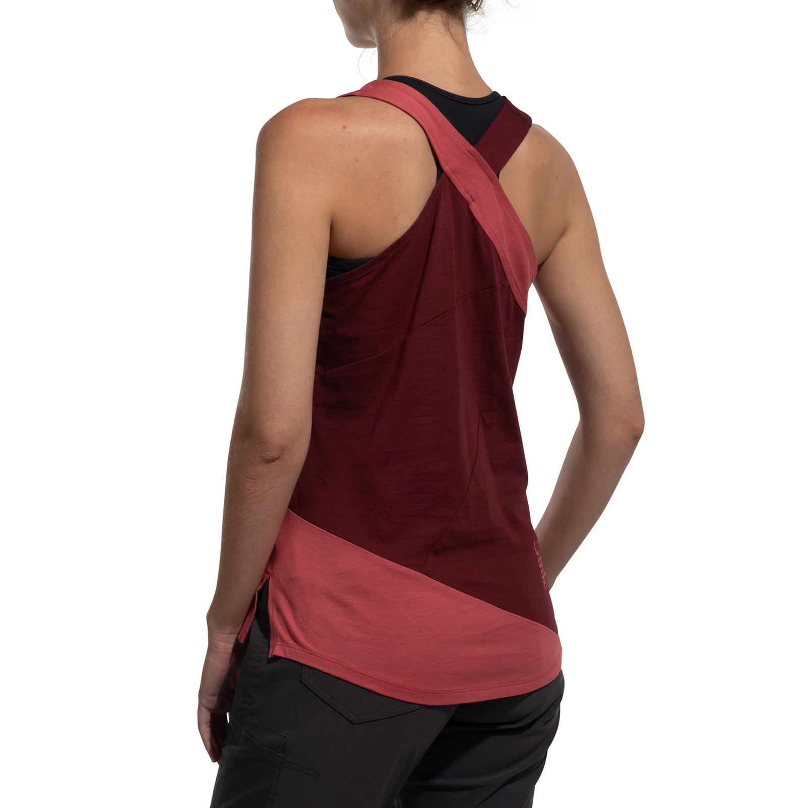 Débardeur torsadé femme (2025) Rosebay/Redwood Alt View #2
