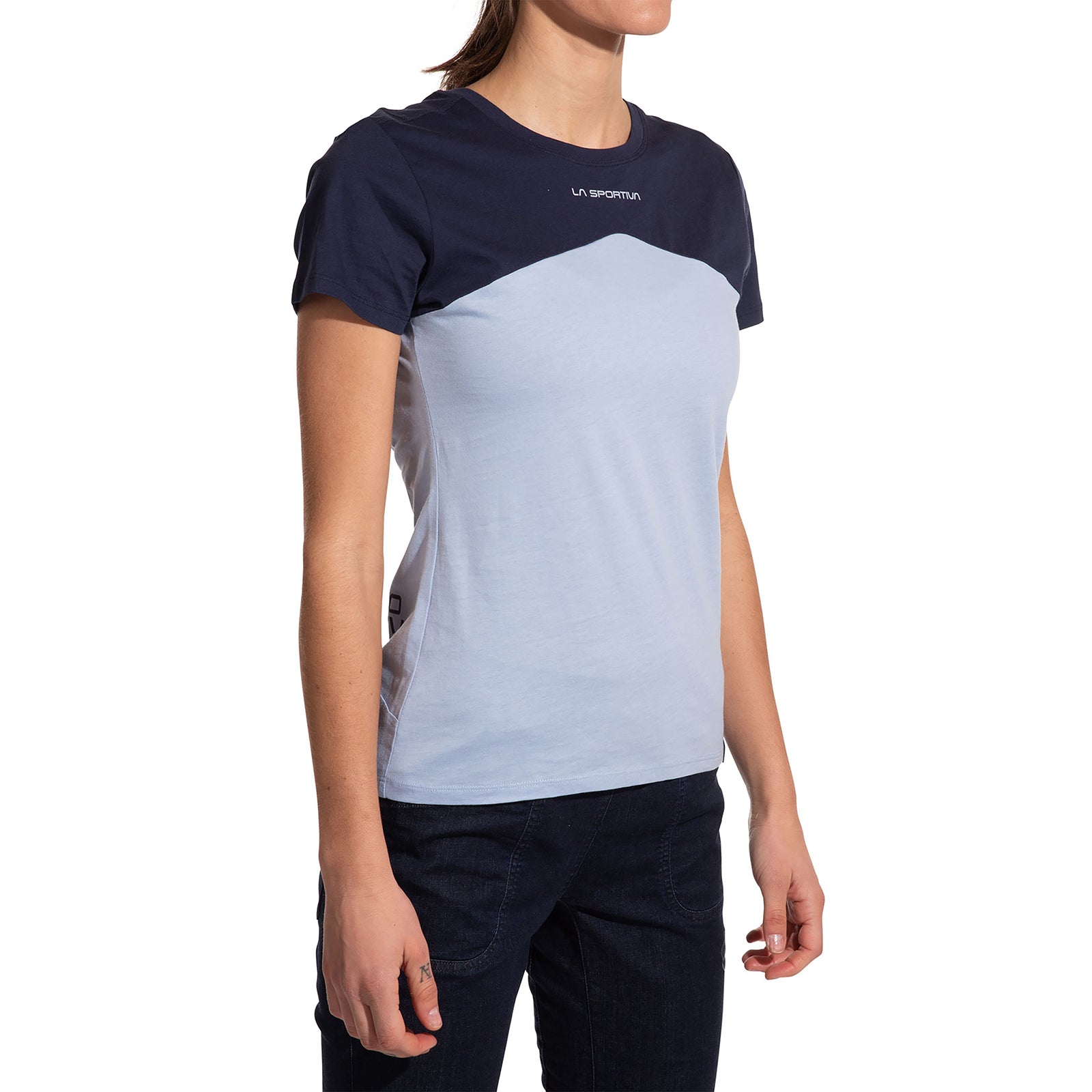 Roof T-Shirt Women's (2025) Stone-Blue/Deep Sea