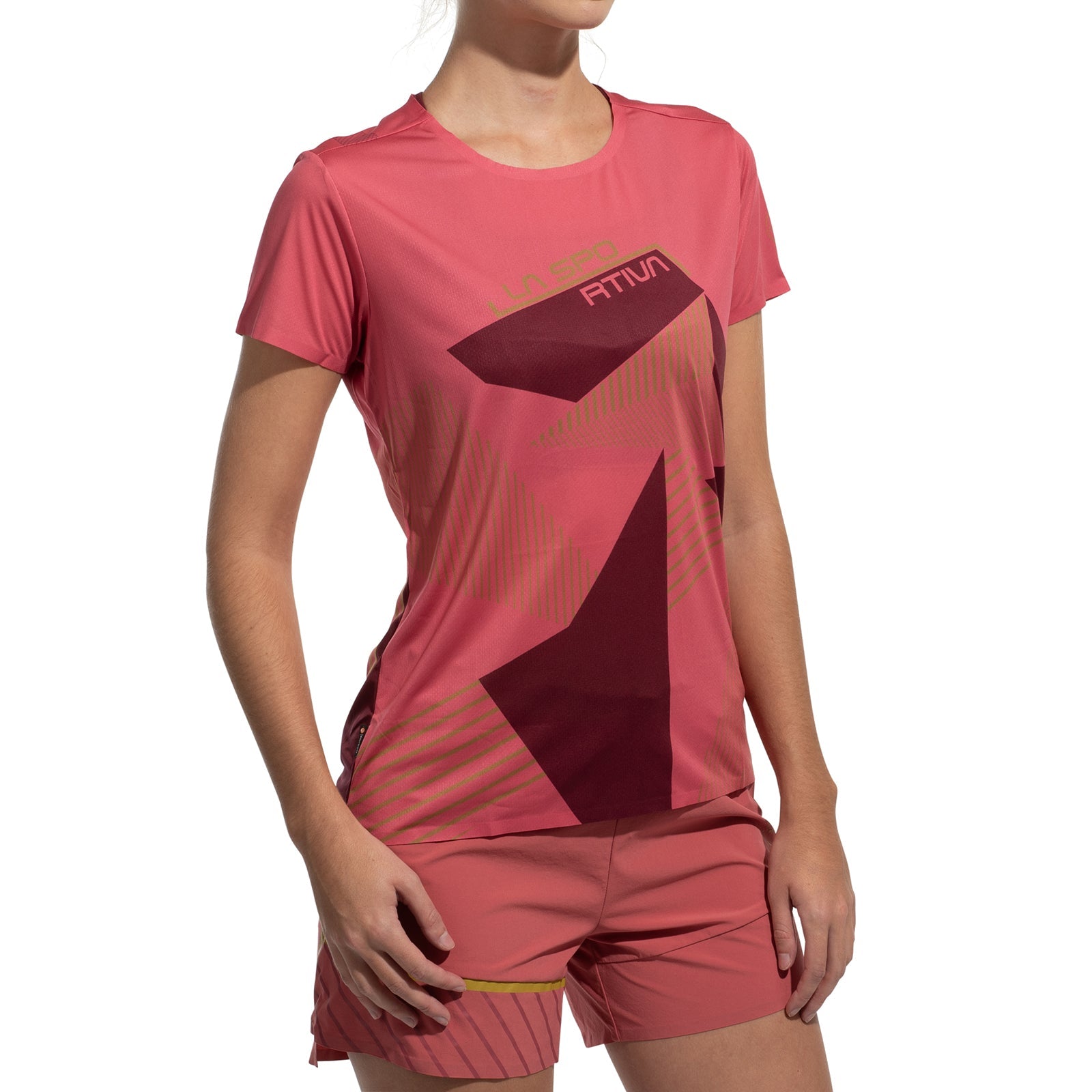 Comp T-Shirt Women's (2025) Rosebay/Redwood
