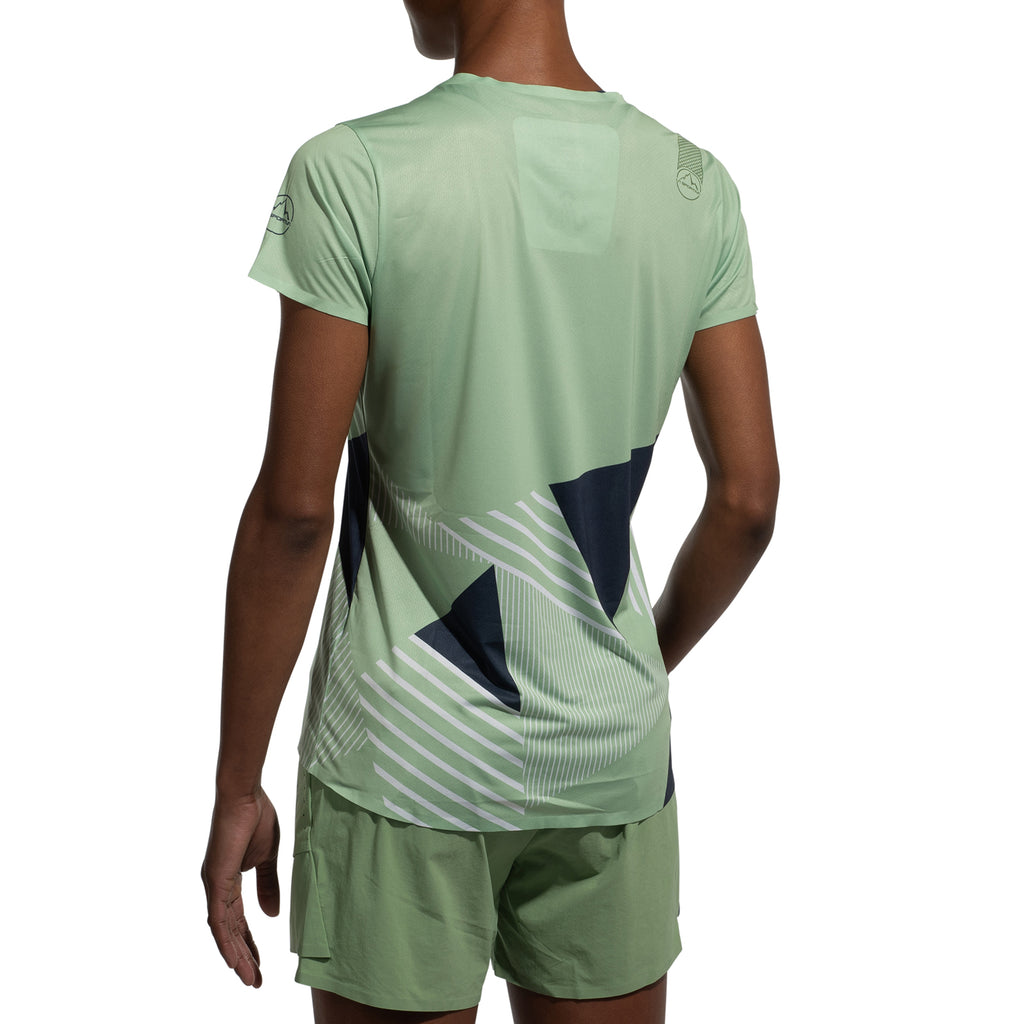 T-shirt de compétition femme (2025) Vert Aspen/Ciel nocturne Alt View #2

