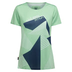 T-shirt de compétition femme (2025) Vert Aspen/Ciel nocturne Alt View #3