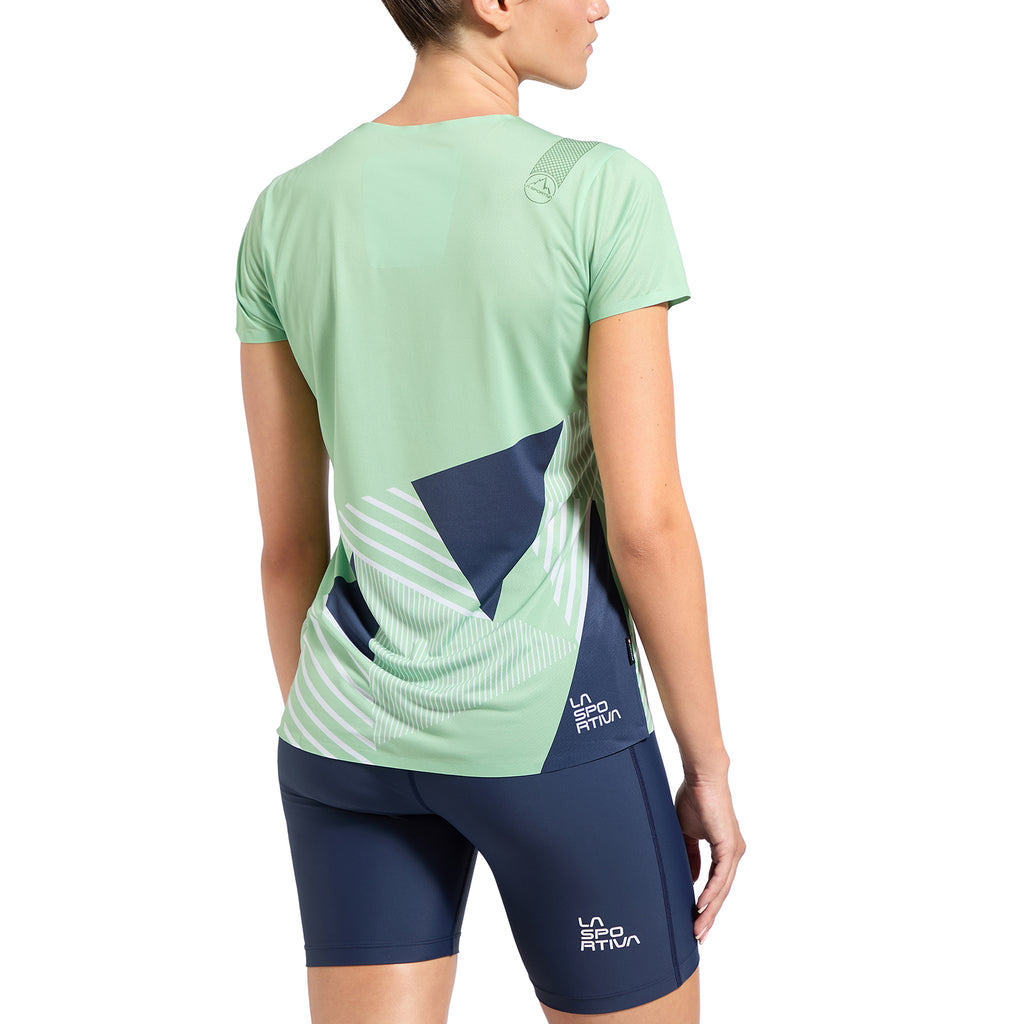 T-shirt de compétition femme (2025) Vert Aspen/Ciel nocturne Alt View #6
