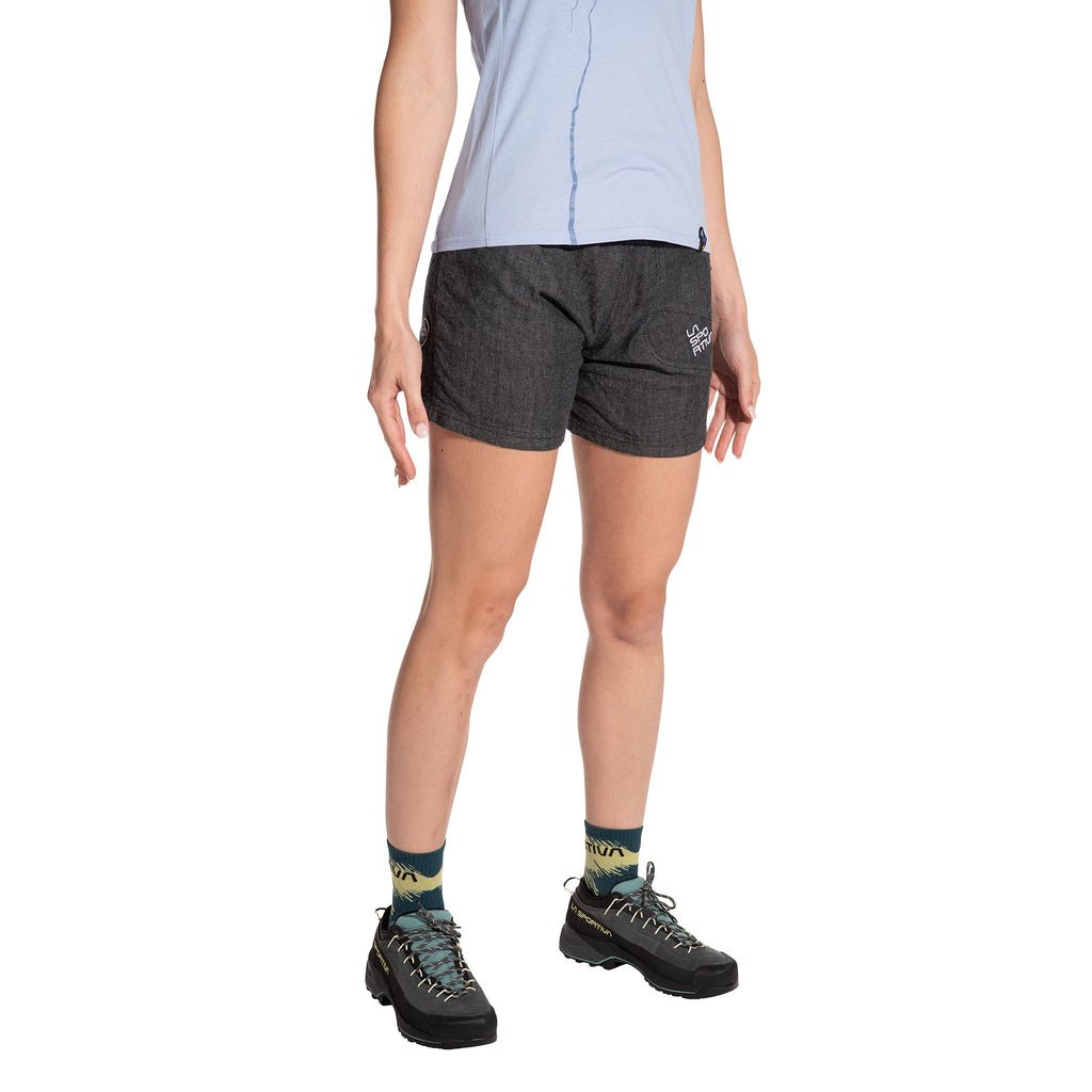Shorts d'escalade Sierra Rock femme (2025) Noir/Blanc Alt View #1
