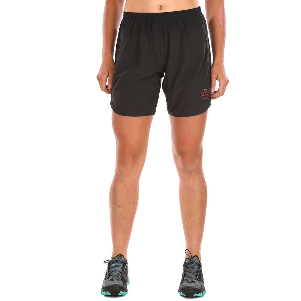 Zen Shorts Women's Black/Hibiscus