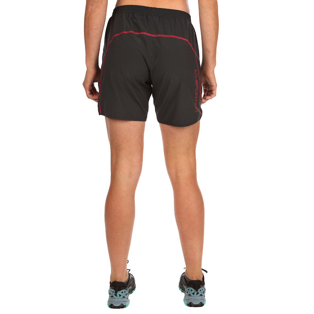 Zen Shorts Women's Black/Hibiscus Alt View #3
