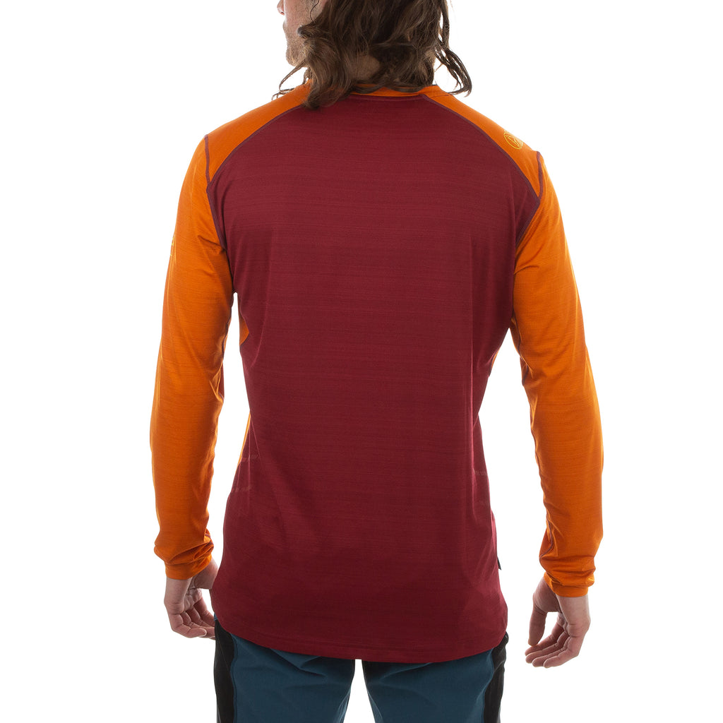 Tour Long Sleeve Men's Hawaiian Sun/Sangria Alt View #2
