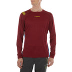Tour Long Sleeve Men's Sangria/Electric Blue Alt View #1