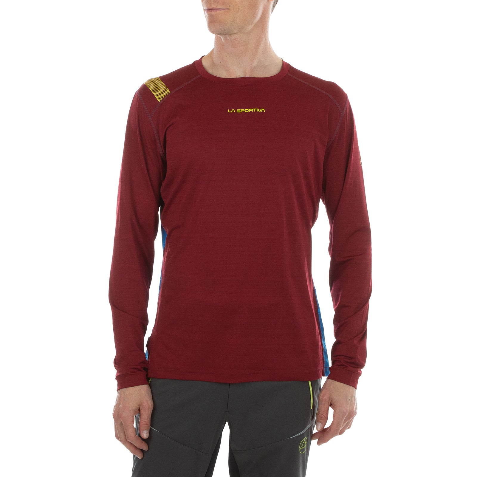Tour Long Sleeve Men's Sangria/Electric Blue
