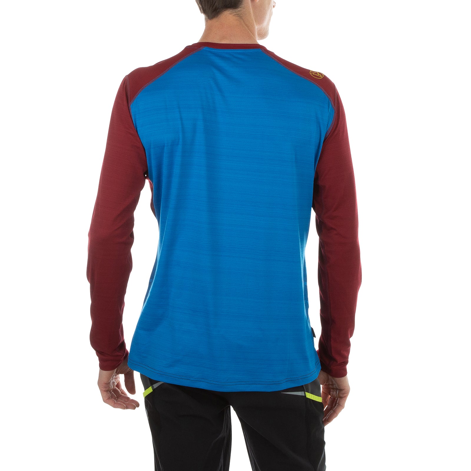 Tour Long Sleeve Men's Sangria/Electric Blue Alt View #2
