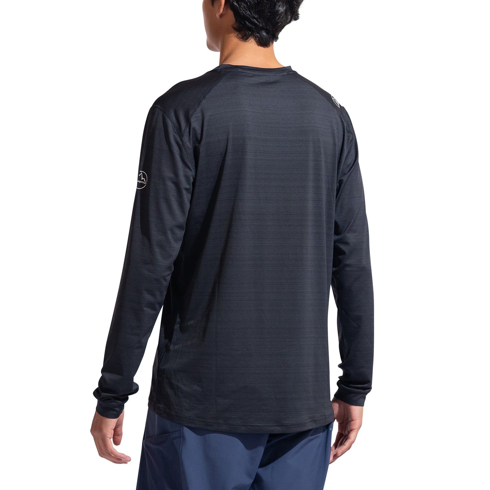 T-shirt à manches longues pour homme Black Alt View #2
