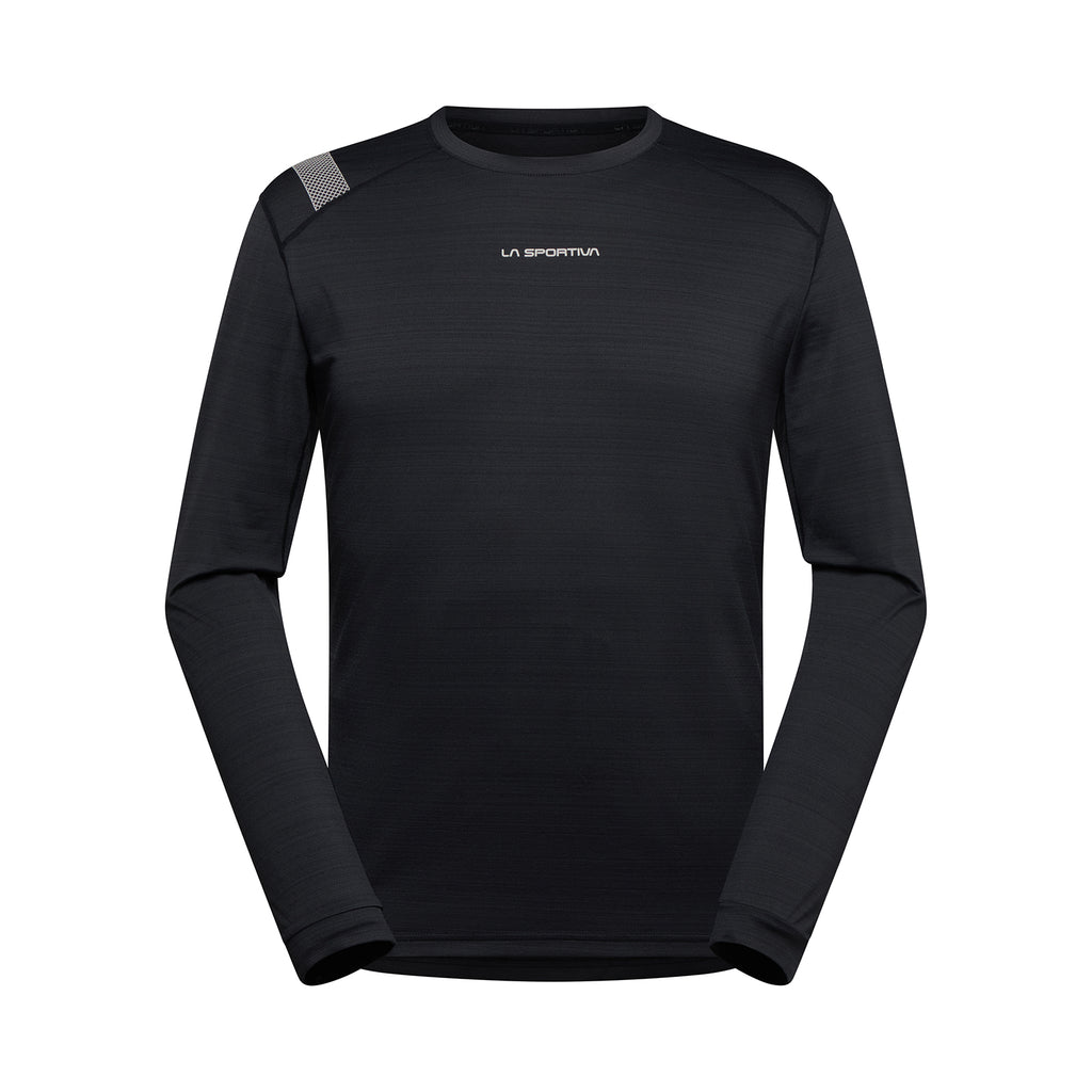 T-shirt à manches longues pour homme Black Alt View #3
