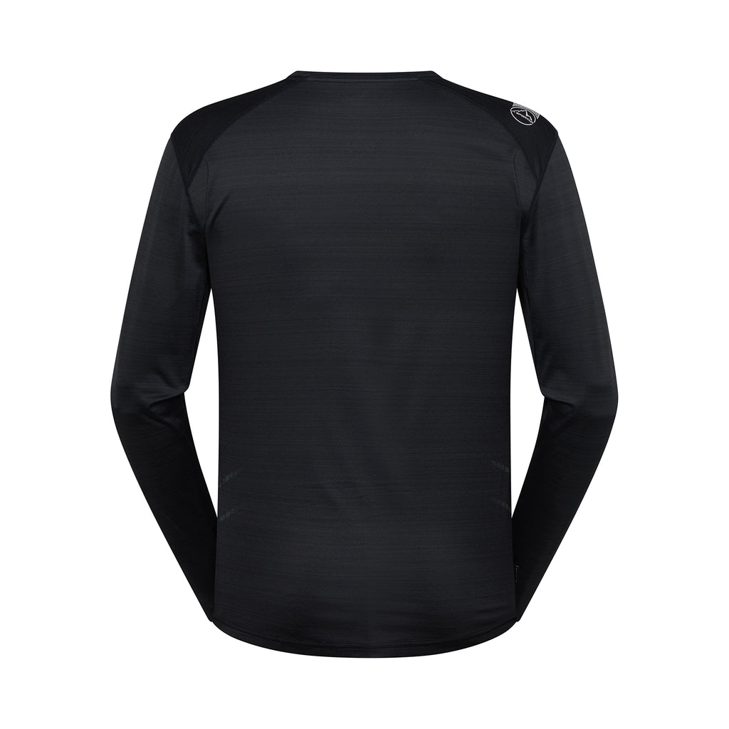 T-shirt à manches longues pour homme Black Alt View #4
