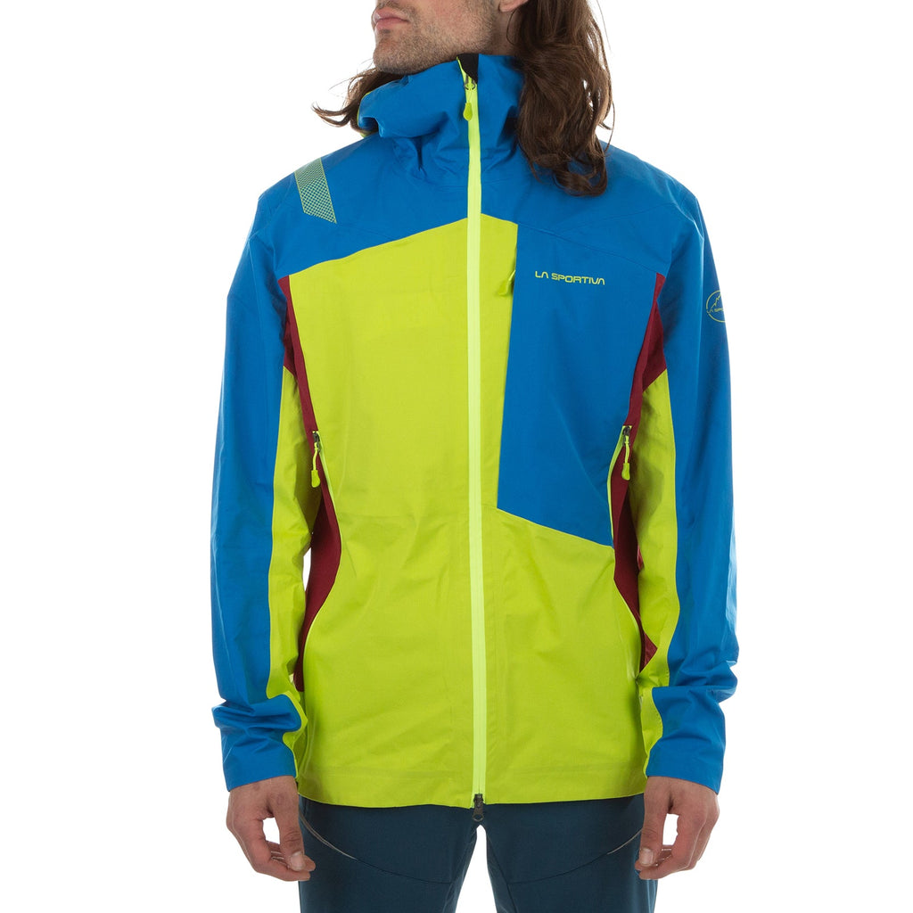 Crizzle EVO Shell Jacket Men's Lime Punch/Electric Blue Alt View #1

