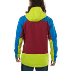 Crizzle EVO Shell Jacket Men's Lime Punch/Electric Blue Alt View #2