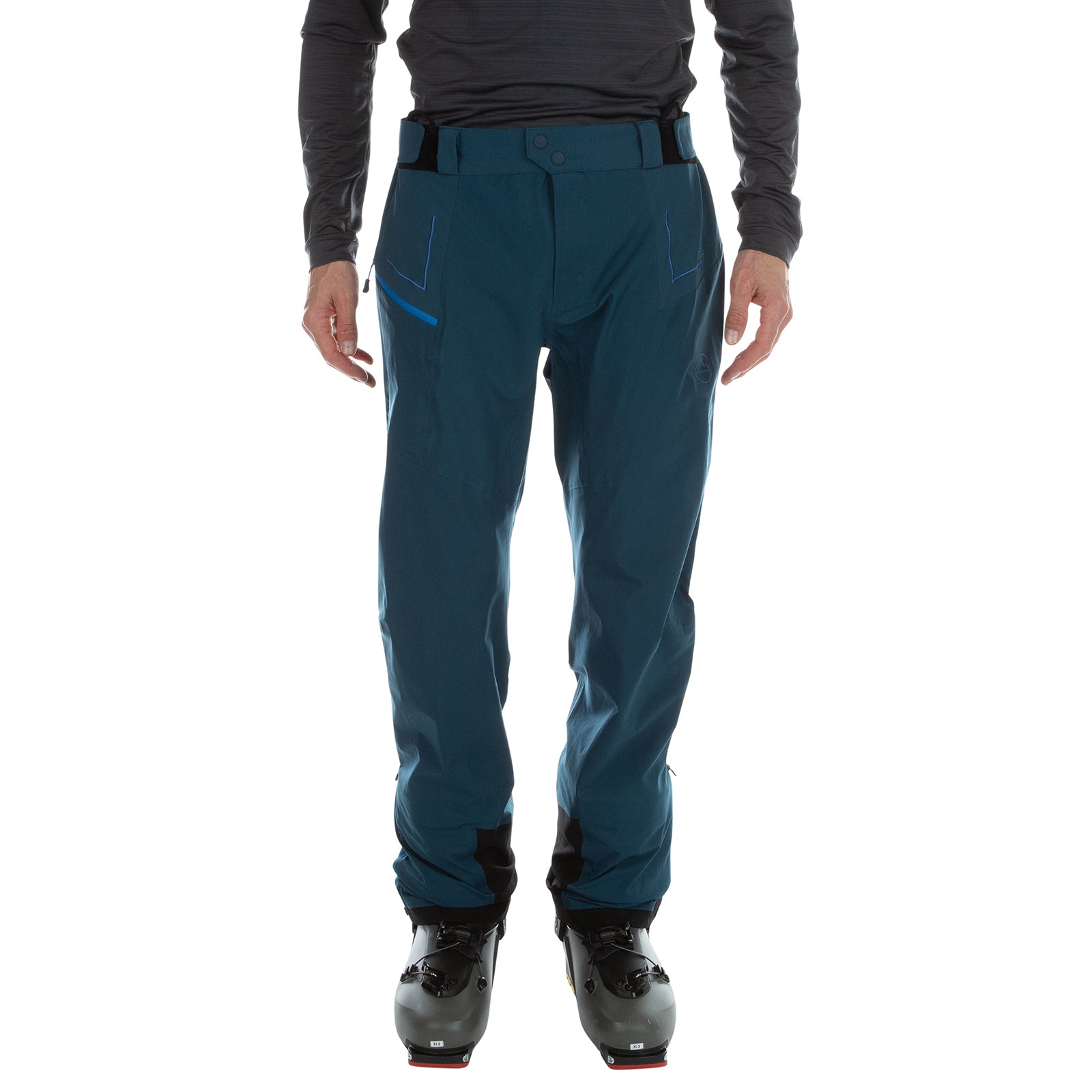 Pantalon Crizzle EVO Shell pour homme Bleu orage/Bleu électrique
