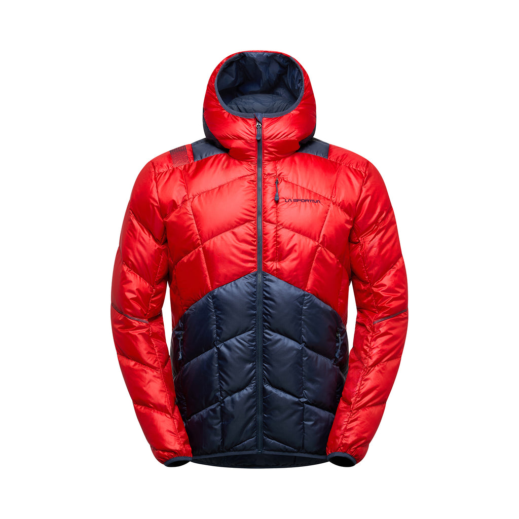Pinnacle Down Jacket Men's Mountain Red/Night Sky Alt View #3
